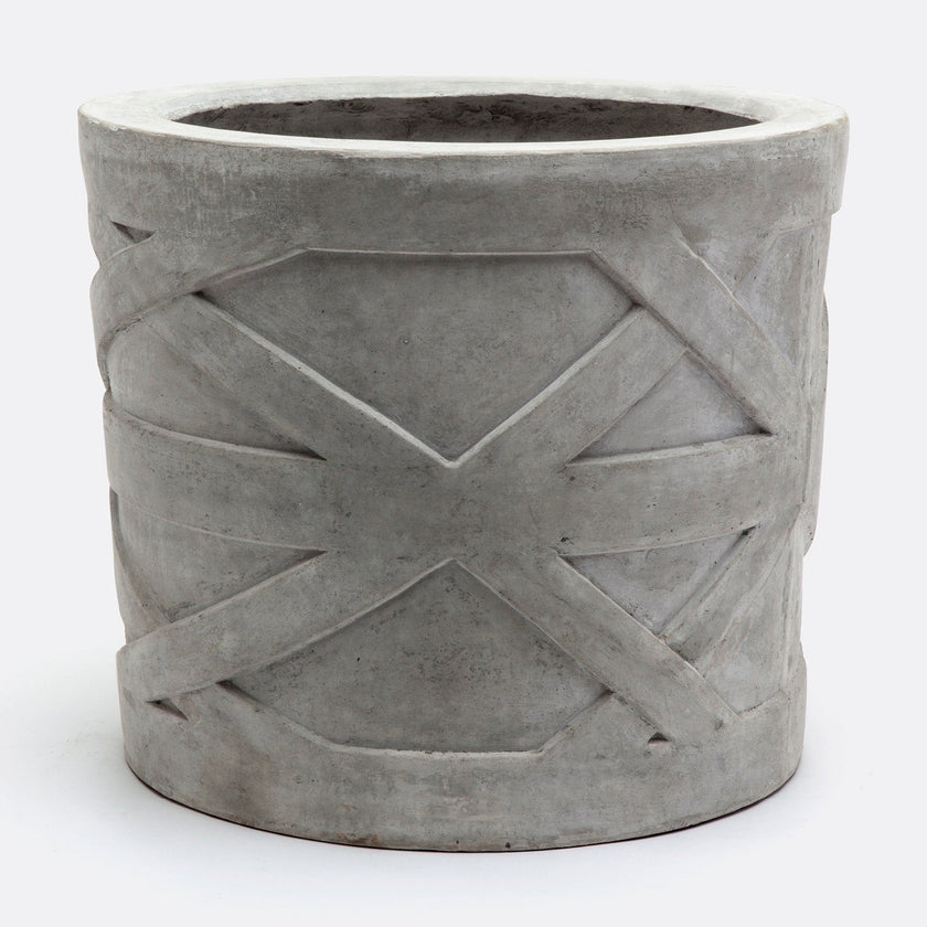 Made Goods Newton Large Tapered Cement Pot