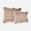 Opal Decorative Rattan Tray - Set of 2