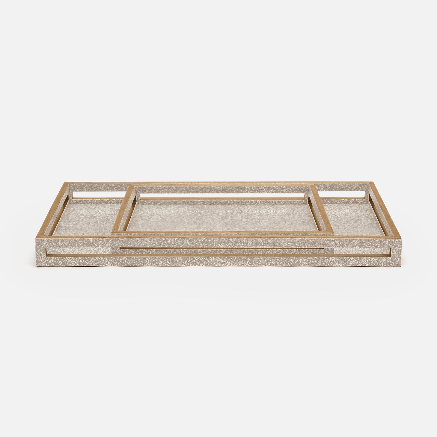 Radley Shagreen Console Tray - Set of 2
