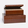 Rayford Leather Box - Set of 2