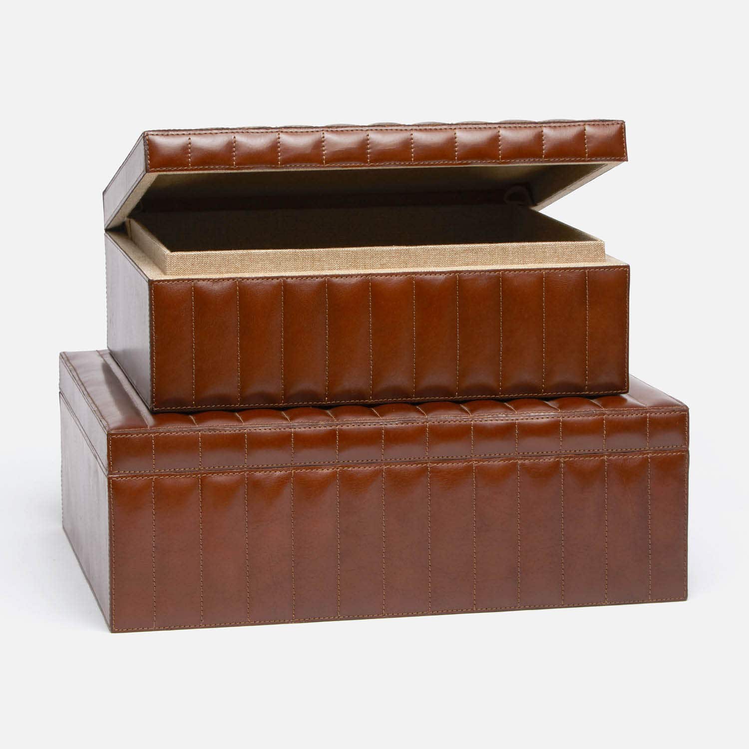 Rayford Leather Box - Set of 2