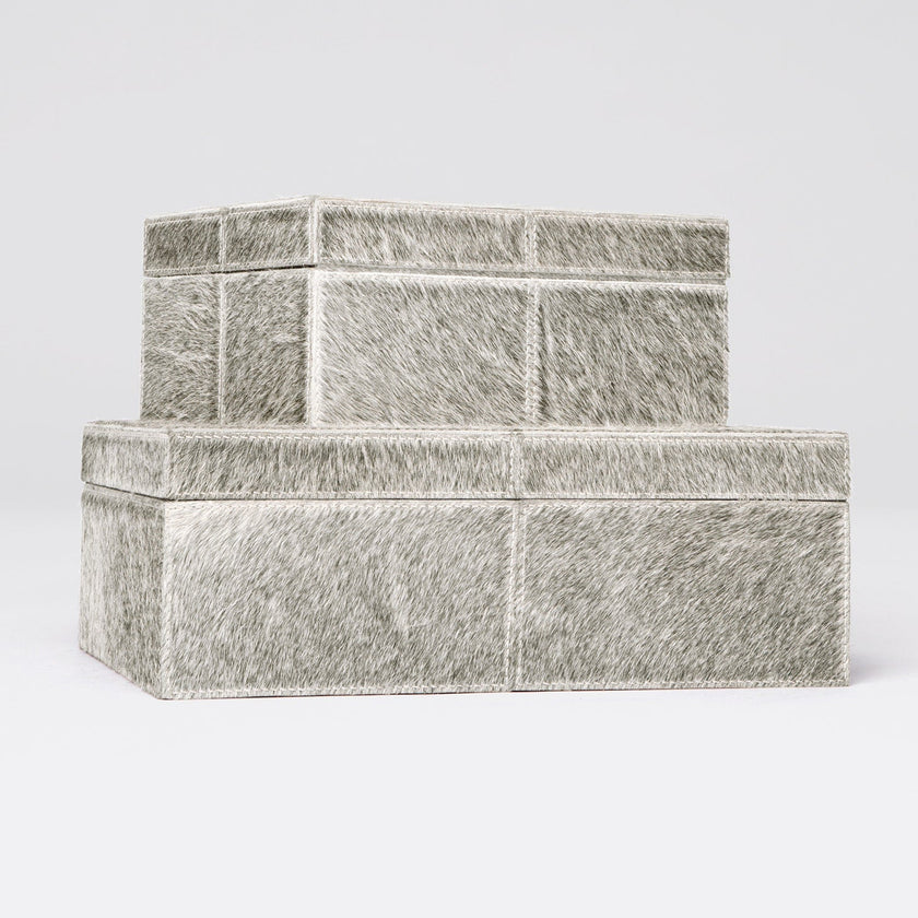 Roger Hair-On-Hide Box - Set of 2