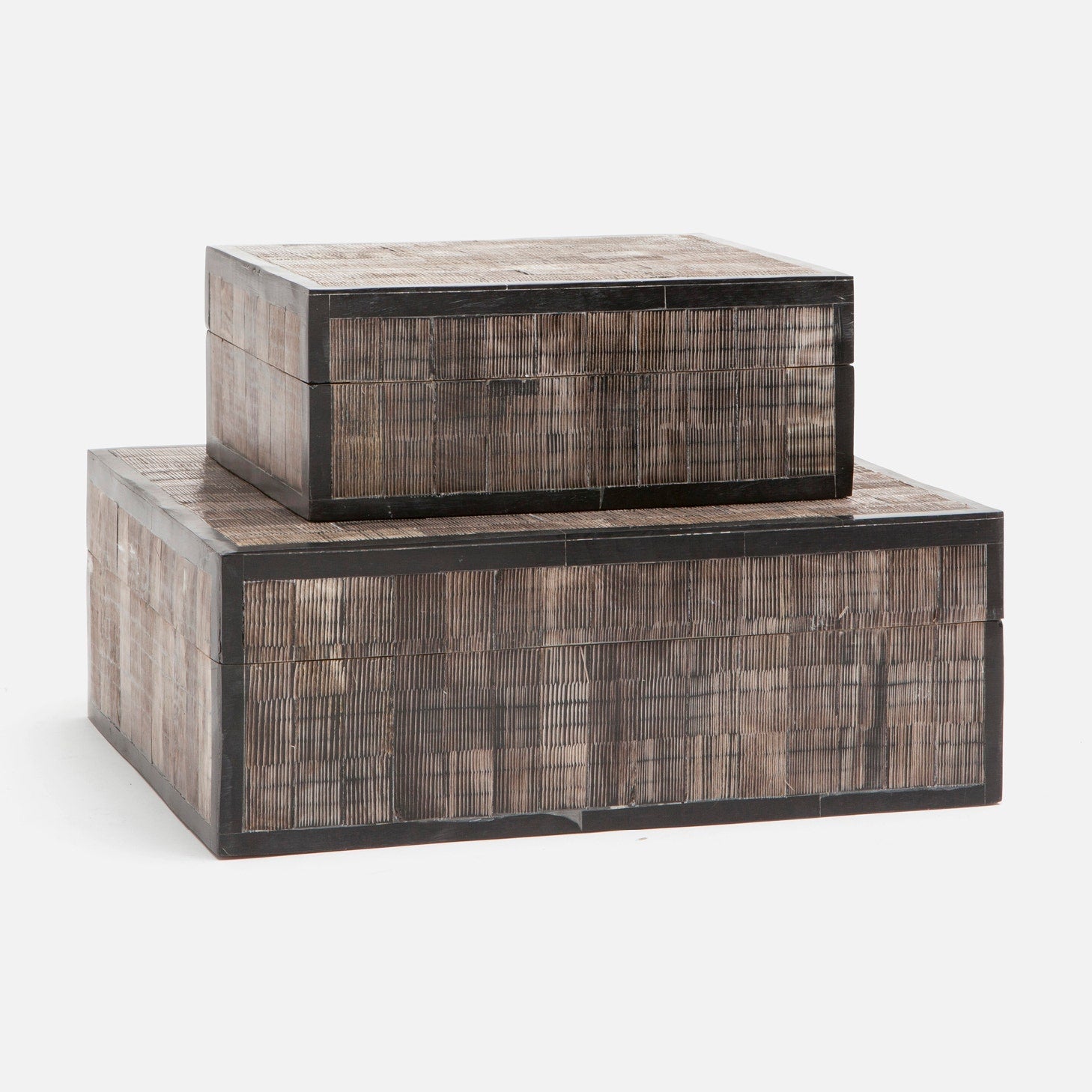 Ruben Etched Horn Box - Set of 2