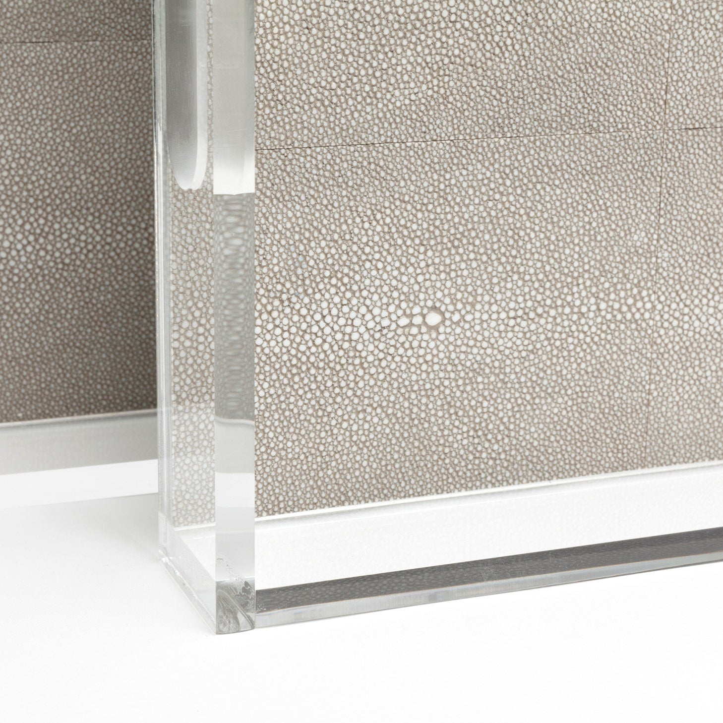 Savra Faux Shagreen Tray - Set of 2
