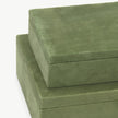 Sinclaire Sophisticated Velvet Storage Box - Set of 2