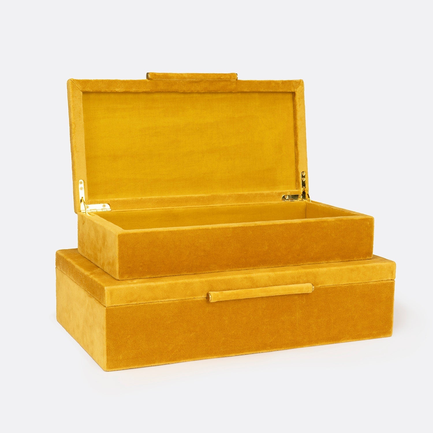 Sinclaire Sophisticated Velvet Storage Box - Set of 2