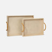 Stassi Bamboo & Buntal Fiber Tray - Set of 2