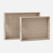 Valeria Casual Woven Tray - Set of 2
