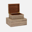 Velma Textured Decorative Box - Set of 2