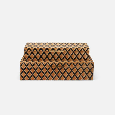 Zion Hair-On-Hide Box - Set of 2