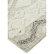 Feizy Anica 8006F Transitional Geometric Rug in Ivory/Taupe/Gray