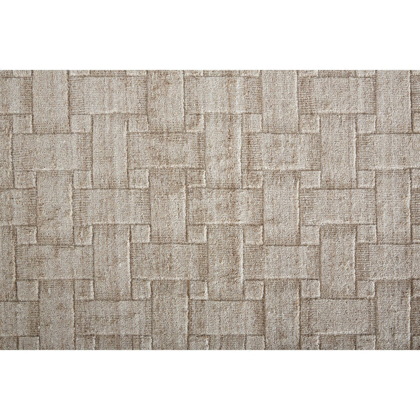 Feizy Redford 8669F Transitional Solid in Ivory