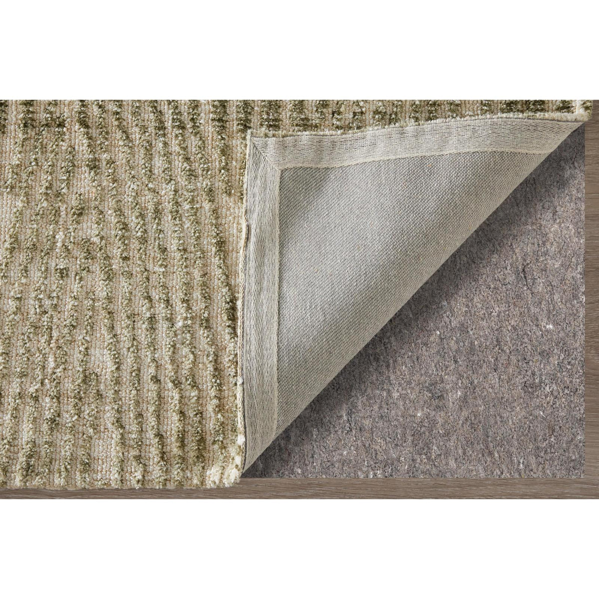 Feizy Colton 8A53F Modern Abstract Rug in Green/Tan