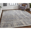 Feizy Alford 6920F Modern Abstract in Gray/Ivory/Taupe