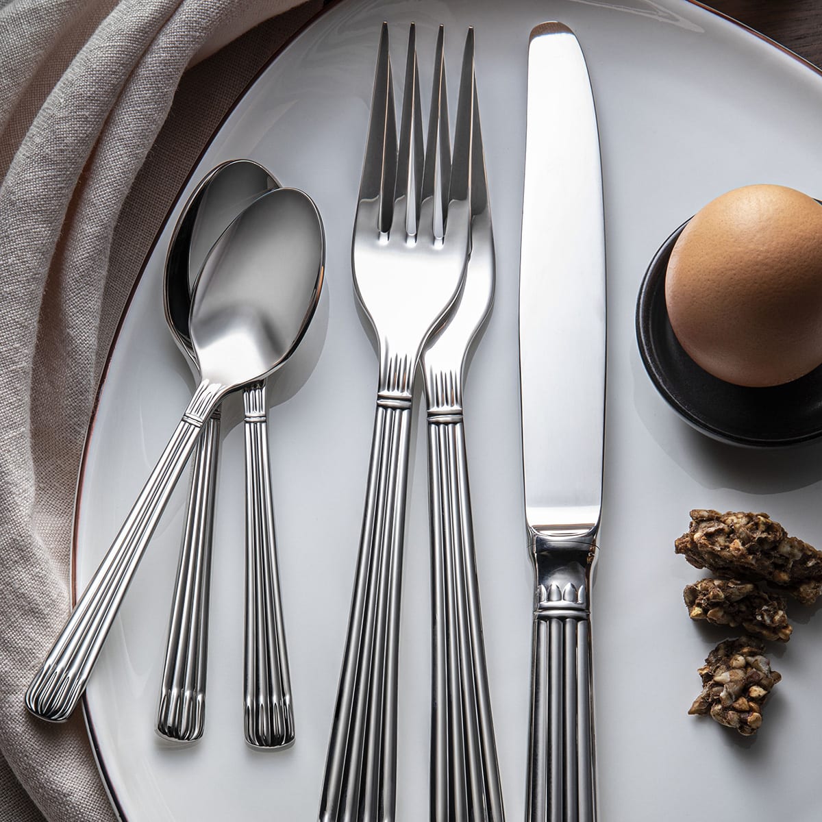 Christofle Osiris Stainless Steel Cutlery