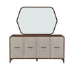 Michael Amini Houston Sideboard with Mirror - Walnut