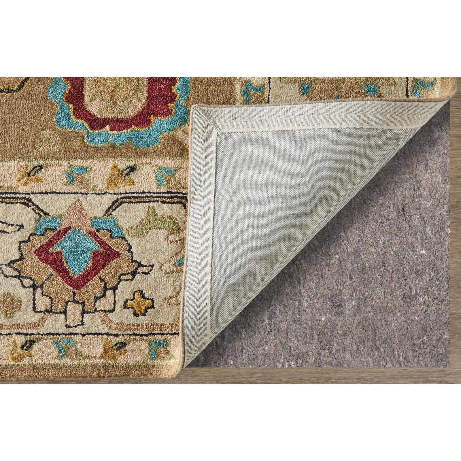 Feizy Springfield 8A45F Traditional Floral & Botanical Rug in Tan/Ivory/Blue