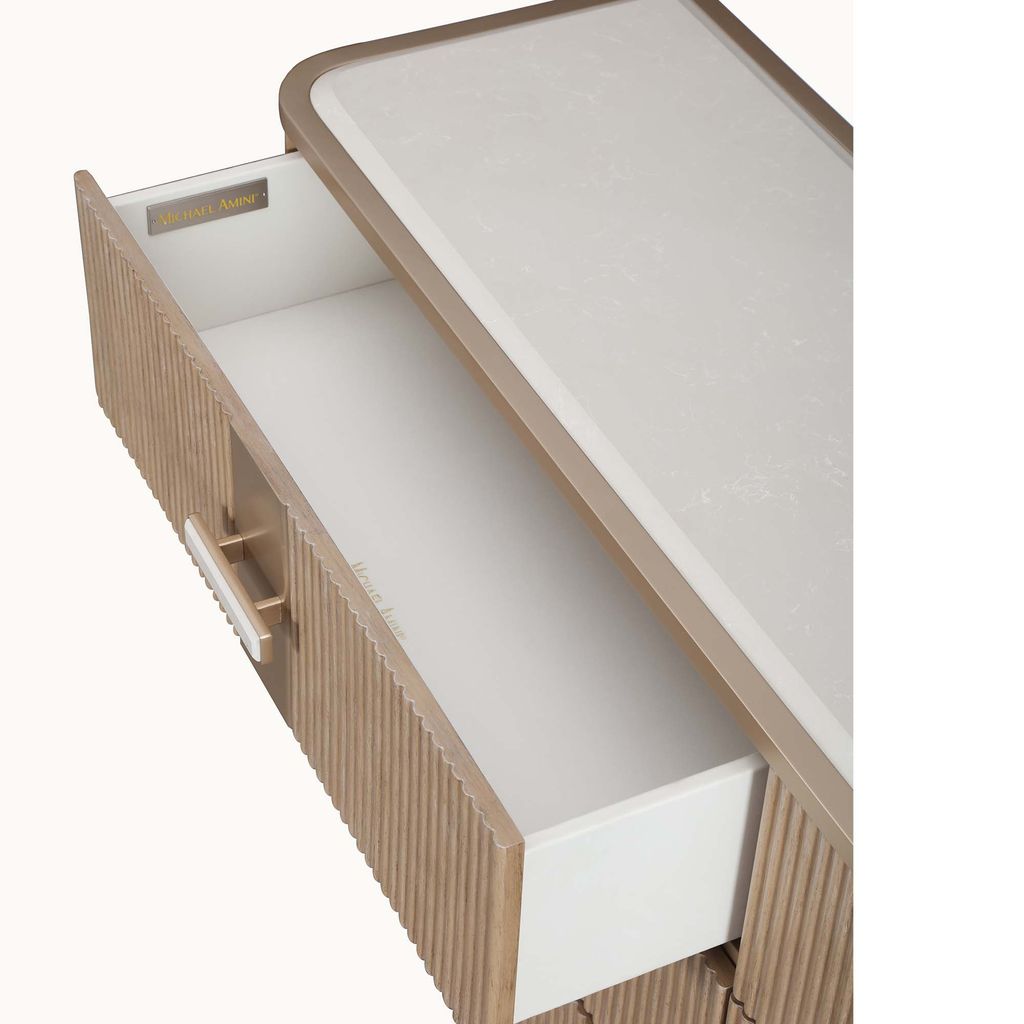 Michael Amini West Kensington Dresser - Sea Salt Caramel