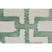 Feizy Lorrain 8919F Modern Geometric Rug in Ivory/Green