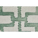 Feizy Lorrain 8919F Modern Geometric Rug in Ivory/Green