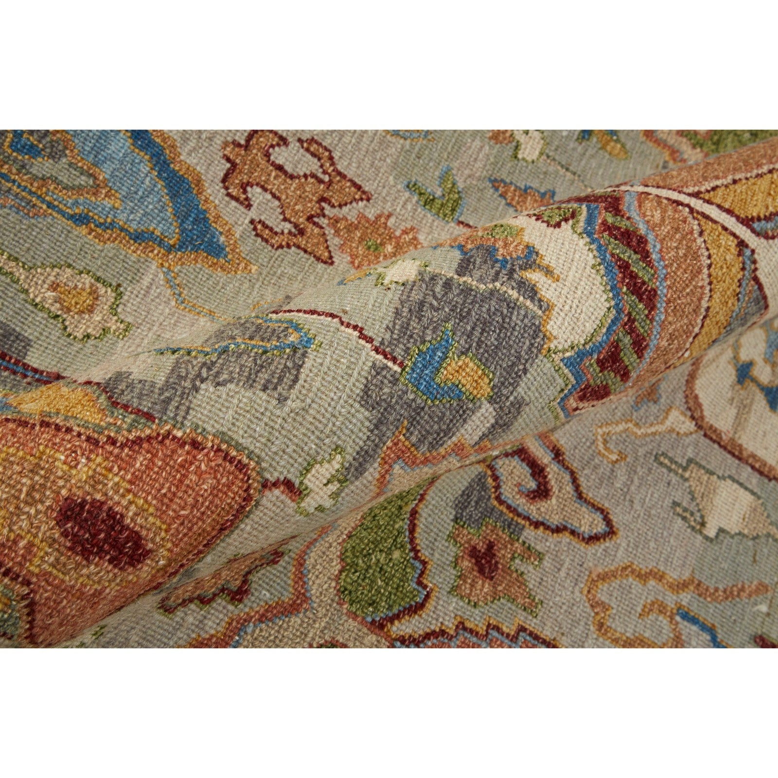 Feizy Leylan 0563F Transitional Ikat in Taupe/Tan/Orange