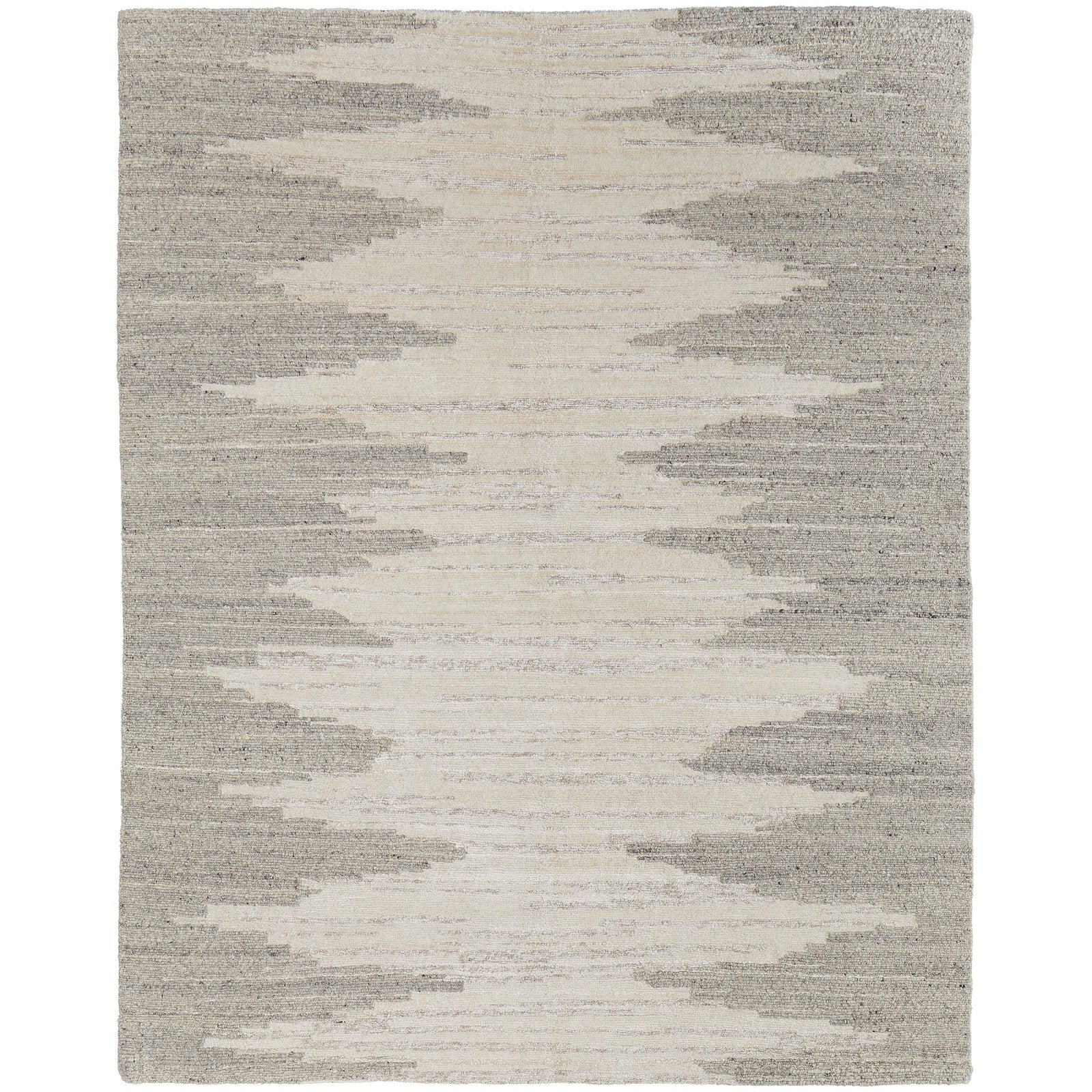 Feizy Navaro 8915F Modern Gradient & Ombre Rug in Ivory/Tan