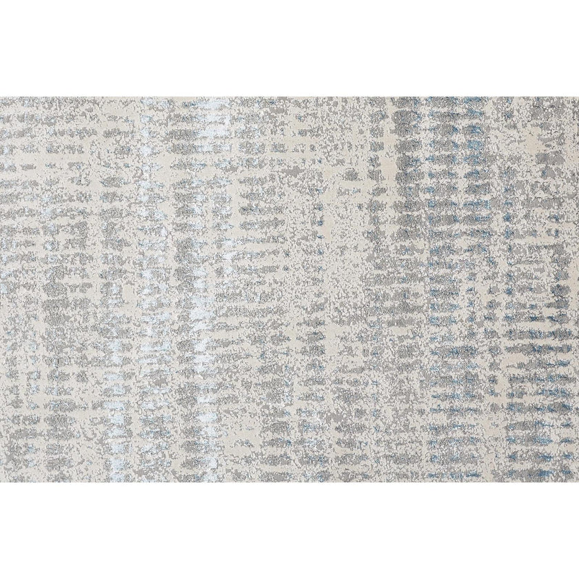 Feizy Azure 3402F Modern Abstract Rug in Blue/Gray/Ivory