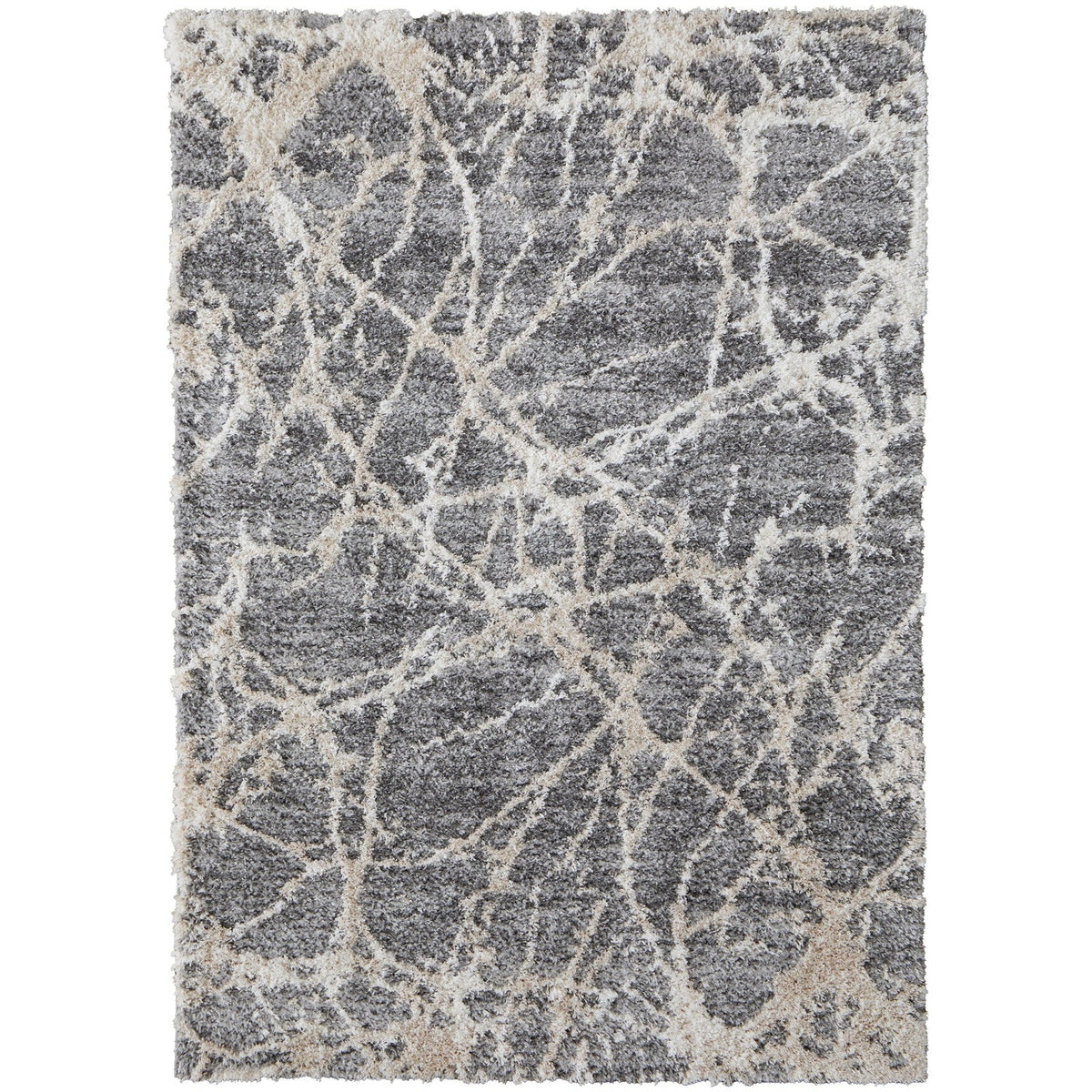 Feizy Mynka 39IDF Transitional Abstract in Gray/Ivory