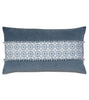 Eastern Accents Penelope Geometric Denim Decorative Pillow
