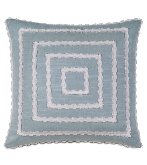 Eastern Accents Penelope Mitered Trim Decorative Pillow
