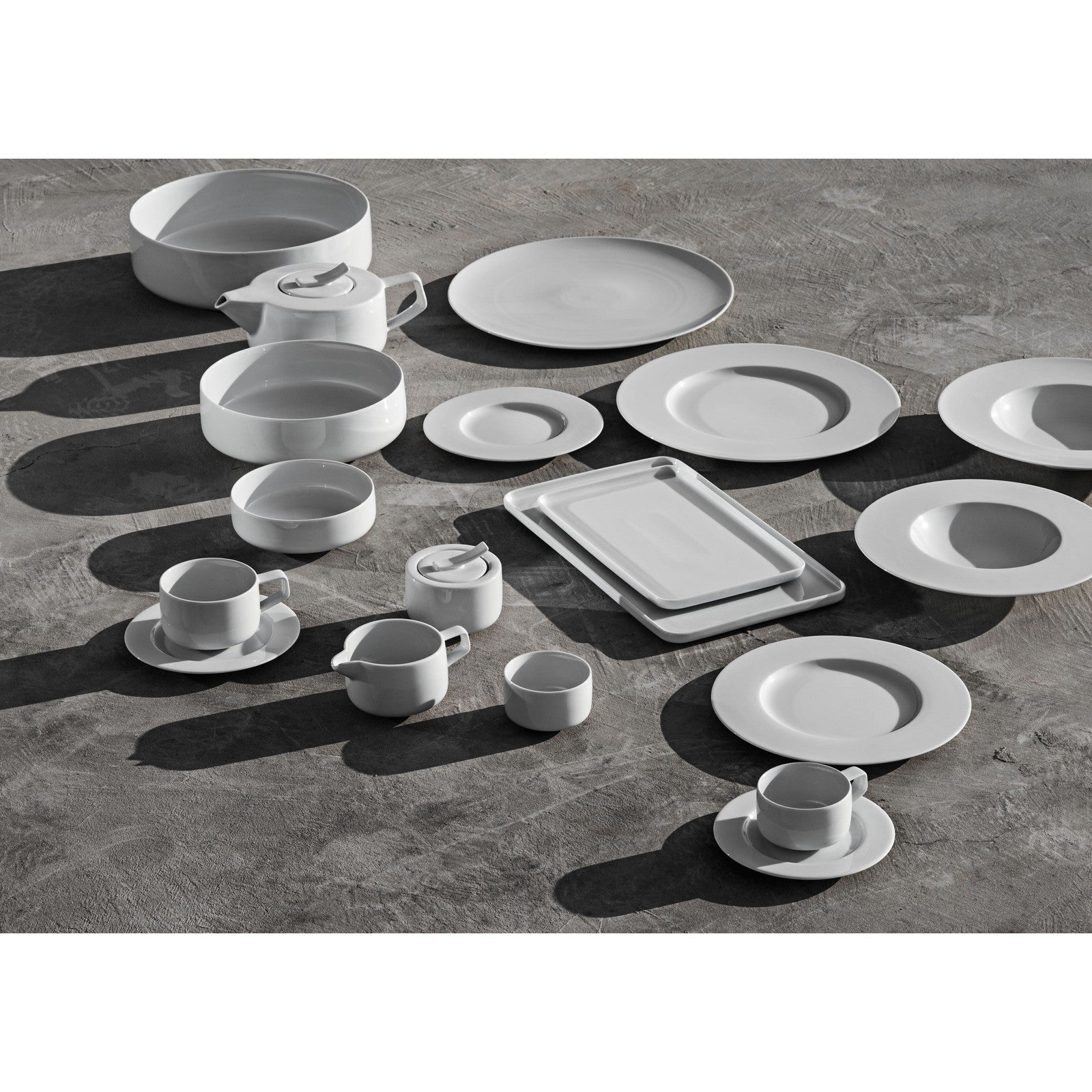 Vista Alegre Silk Road White Soup Plate 25