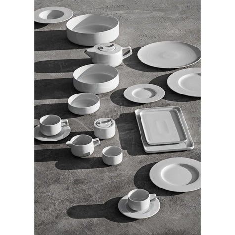 Vista Alegre Silk Road White Soup Plate 25