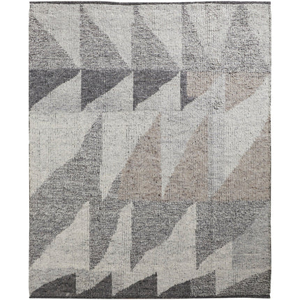 Feizy Alford 6910F Modern Geometric in Ivory/Gray/Taupe