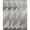 Feizy Alford 6910F Modern Geometric in Ivory/Gray/Taupe