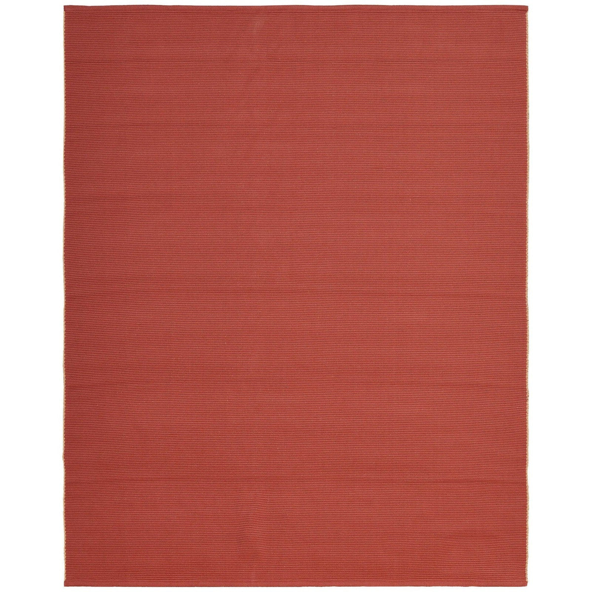 Feizy Theo 0827F Modern Solid in Red/Tan