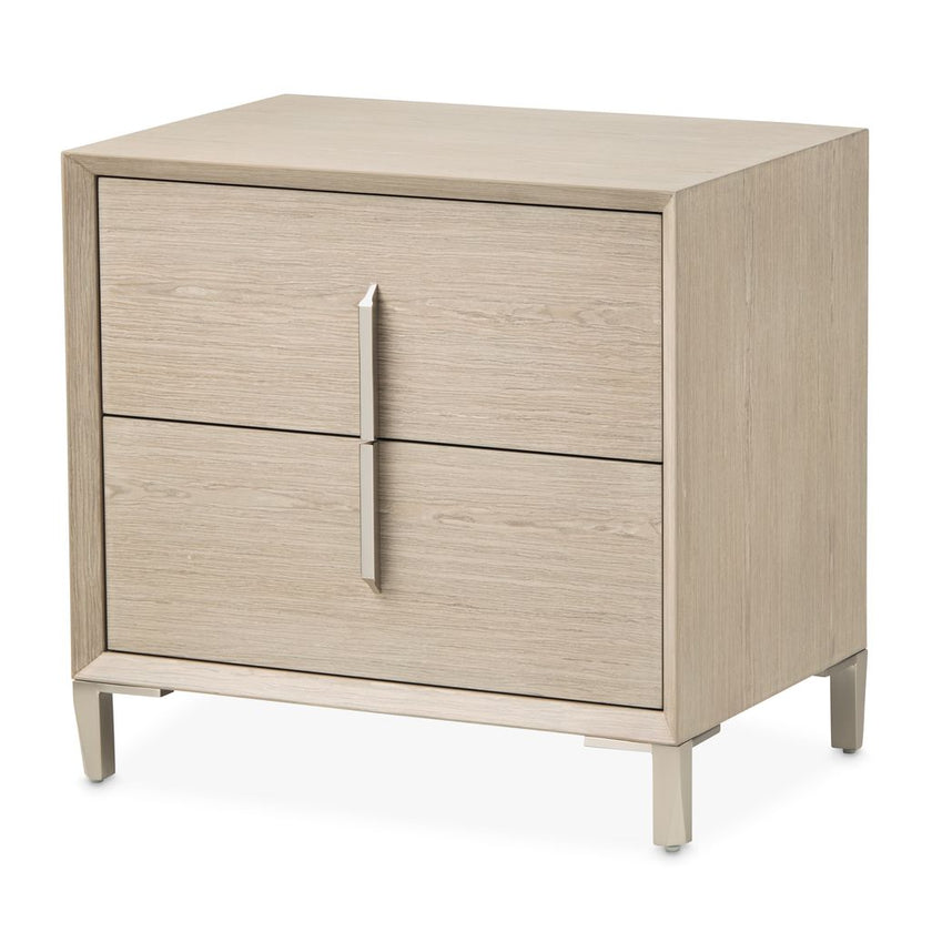 Michael Amini Lotus Bay Large Nightstand - Sand