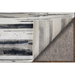 Feizy Micah 3049F Modern Abstract Rug in Silver/Gray/Black