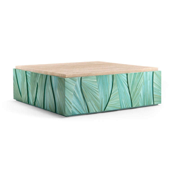 Jonathan Charles Seaglass Coffee Table