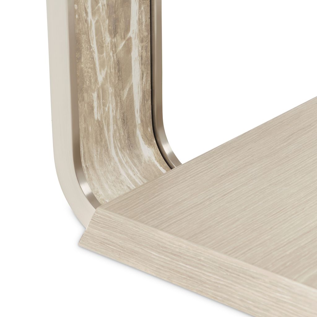 Michael Amini Lotus Bay End Table - Sand