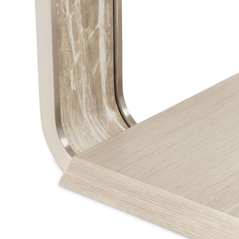 Michael Amini Lotus Bay End Table - Sand