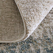 Feizy Richmond 39R5F Modern Abstract Rug in Ivory/Blue/Green