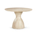 Jonathan Charles Seamount Oak Pedistal Table w/ Wood Top 500418-BLO
