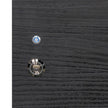 Michael Amini Kayner Bed with LED Lights - Charcoal