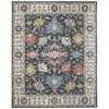 Feizy Springfield 8A47F Traditional Floral & Botanical Rug in Gray/Ivory/Blue