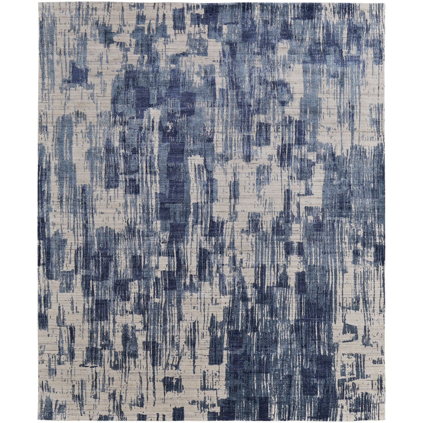 Feizy Eastfield 69AGF Modern Abstract in Blue/Ivory