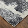 Feizy Coda 8930F Modern Abstract Rug in Black/White