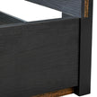 Michael Amini Kayner Bed with LED Lights - Charcoal
