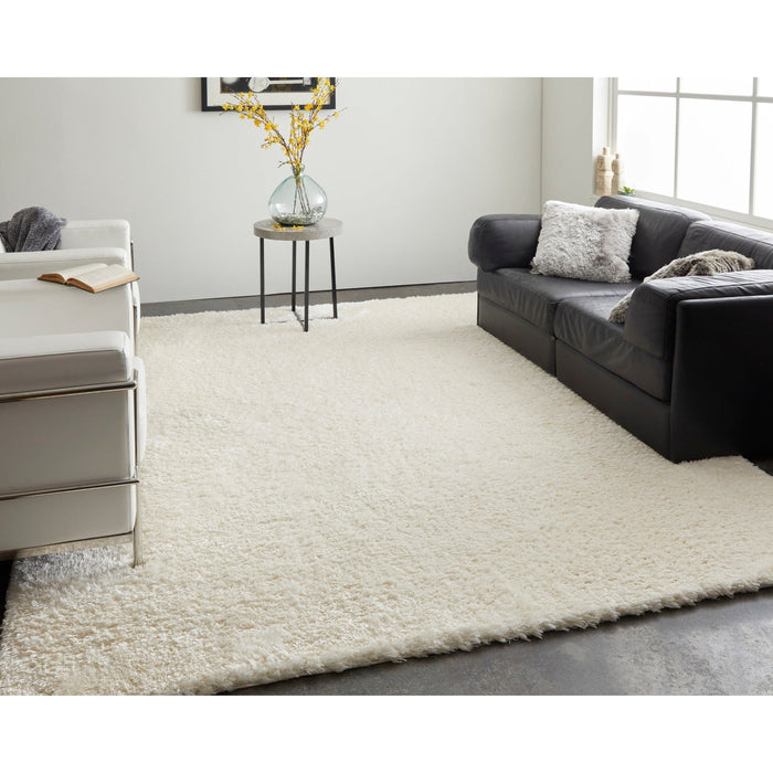 Feizy Darian 39K0F Modern Solid in White