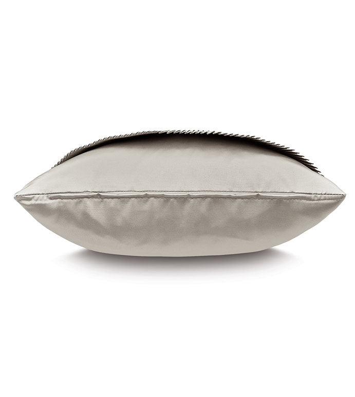 Eastern Accents Romilly Pleated Applique Decorative Pillow