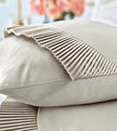 Eastern Accents Romilly Pleated Applique Decorative Pillow